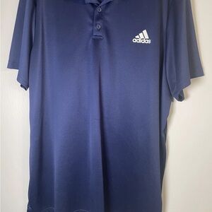 Adidas Men's Deep Blue Polo Shirt